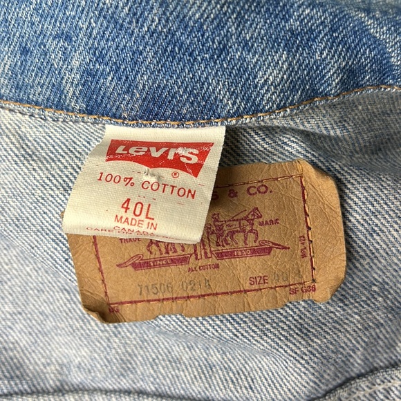 Levi’s size 40L jean jacket. - Picture 14 of 16